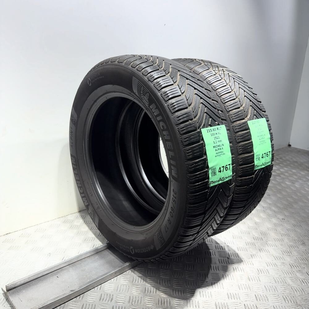 Gomme Usate 215 60 R17 100H XL Michelin Alpin 6 74% Invernali - immagine 5