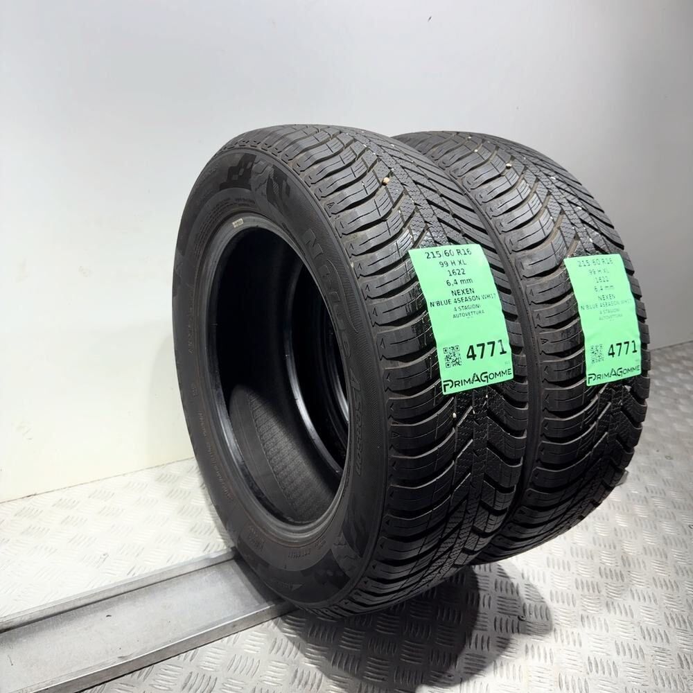 Gomme Usate 215 60 R16 99H XL Nexen N'Blue 4Season WH17 91% 4 Stagioni - immagine 5