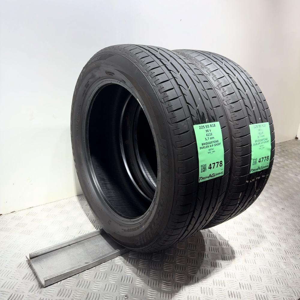 Gomme Usate 225 55 R18 98V Bridgestone Dueler H/P Sport 81% Estive - immagine 5
