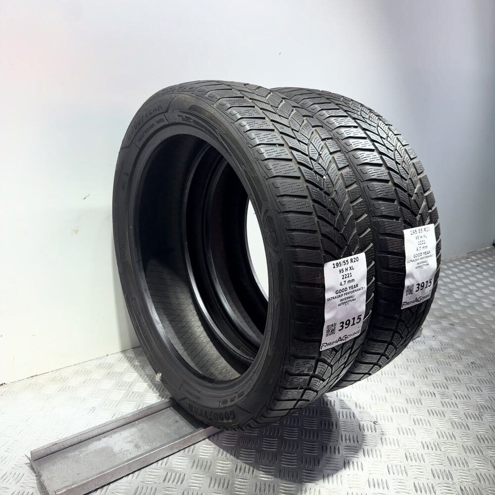 Gomme Usate 195 55 R20 95H XL GoodYear Ultragrip Performance+ Invernali - immagine 5