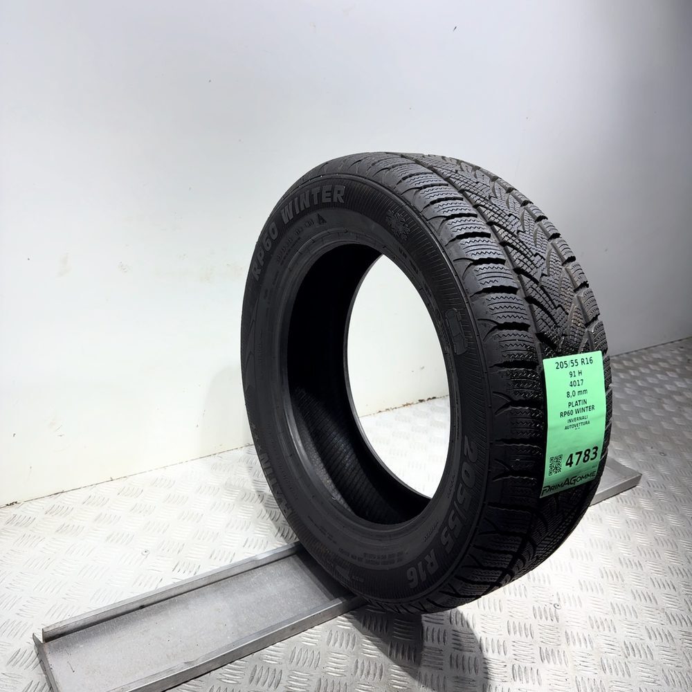 Gomma Usata 205 55 R16 91H Platin RP60 Winter 98% Invernale - immagine 5