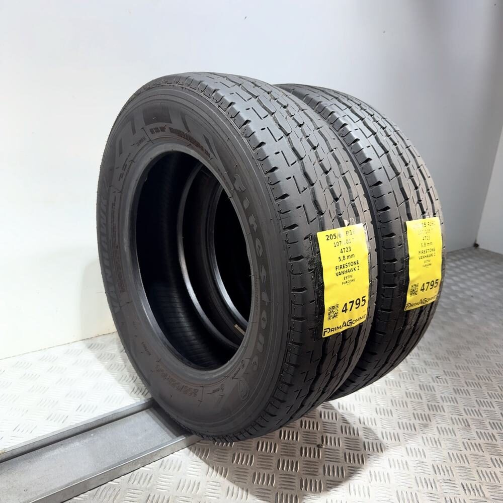 Gomme Usate 205 65 R16C 107/105T Firestone Vanhawk 2 83% Estive - immagine 5