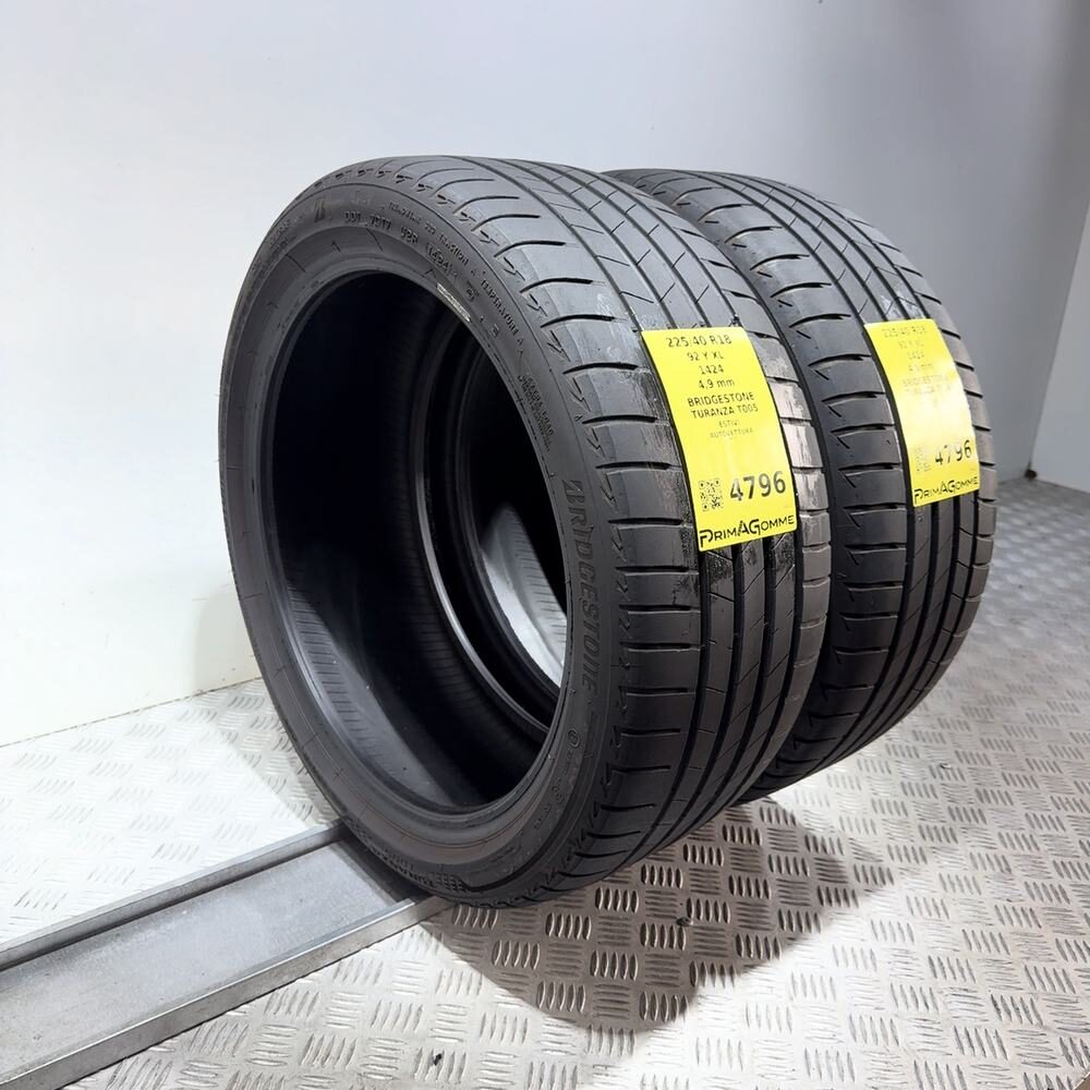 Gomme Usate 225 40 R18 92Y XL Bridgestone Turanza T005 Estive - immagine 5