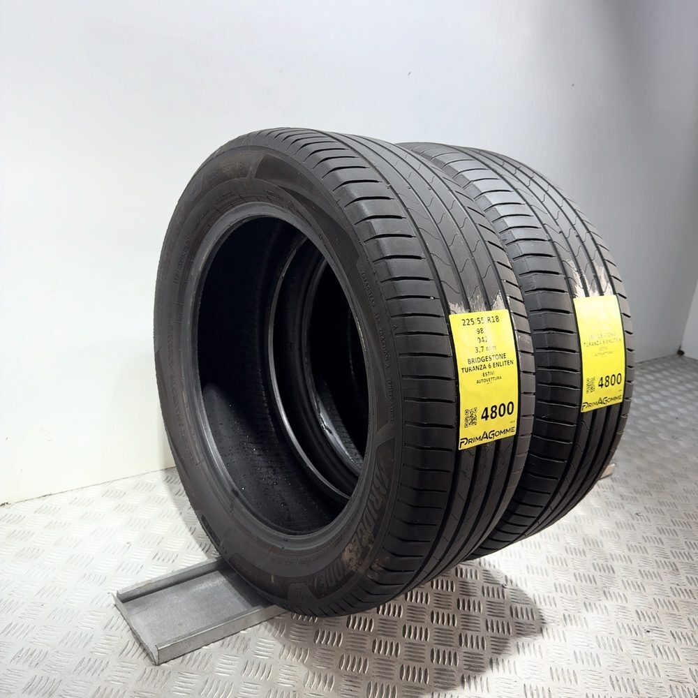 Gomme Usate 225 55 R18 98V Bridgestone Turanza 6 Enliten Estive - immagine 5
