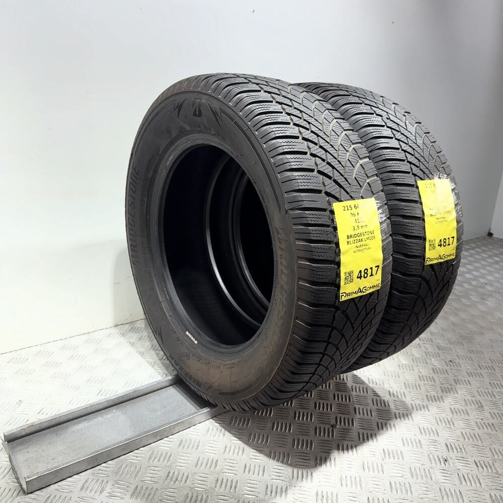 Gomme Usate 215 60 R16 99H XL Bridgestone Blizzak LM005 Invernali - immagine 5
