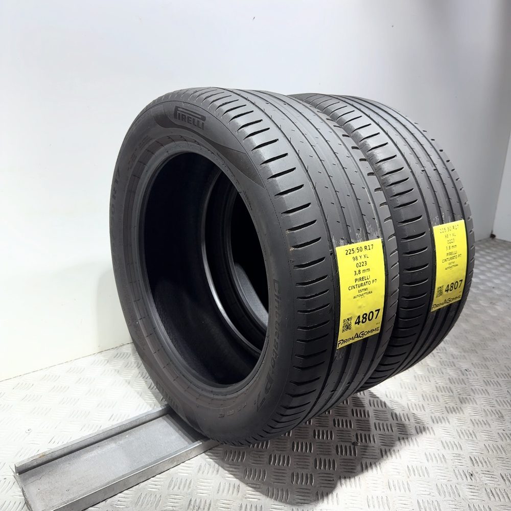 Gomme Usate 225 50 R17 98Y XL Pirelli Cinturato P7 Estive - immagine 5