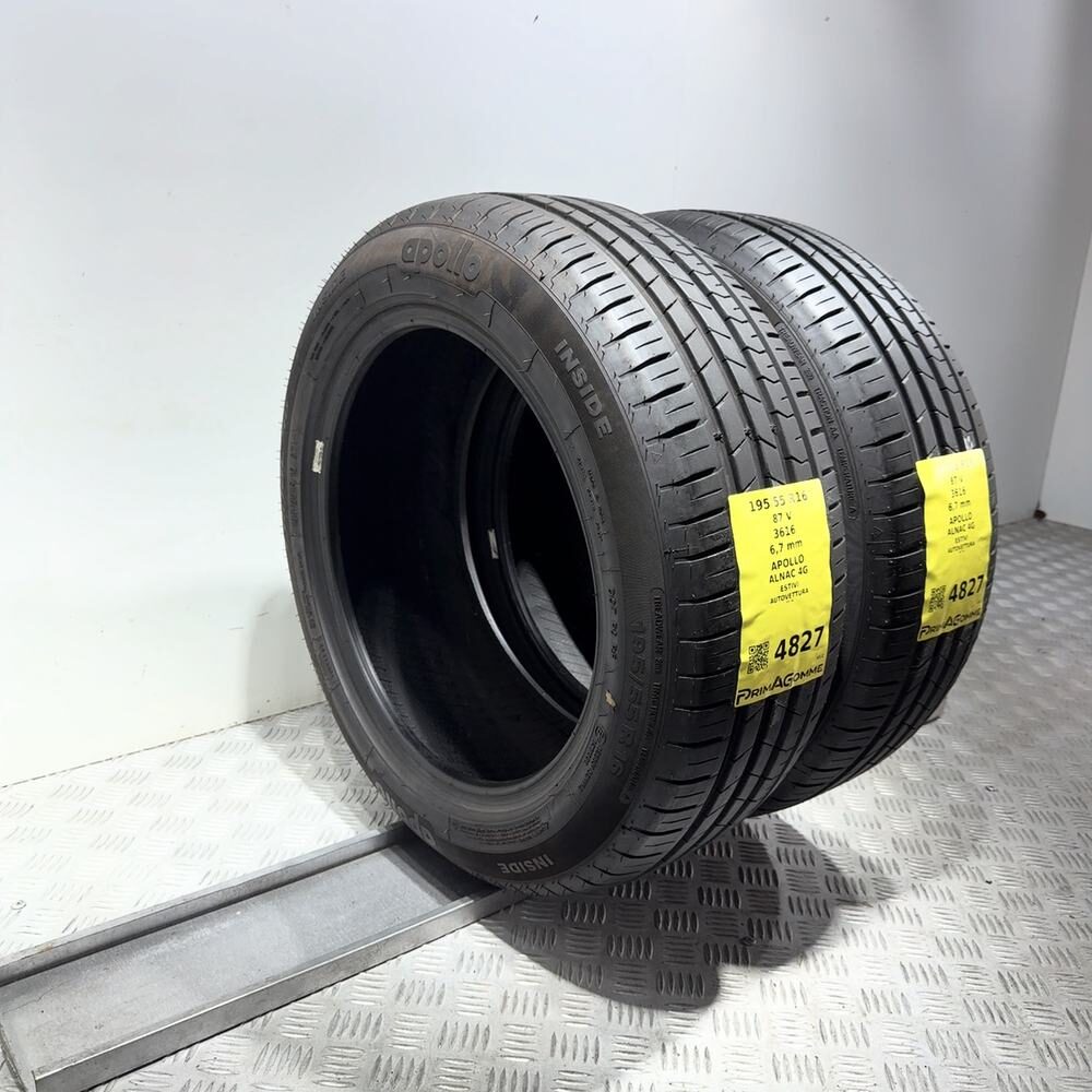 Gomme Usate 195 55 R16 87V Apollo Alnac 4G 96% Estive - immagine 5
