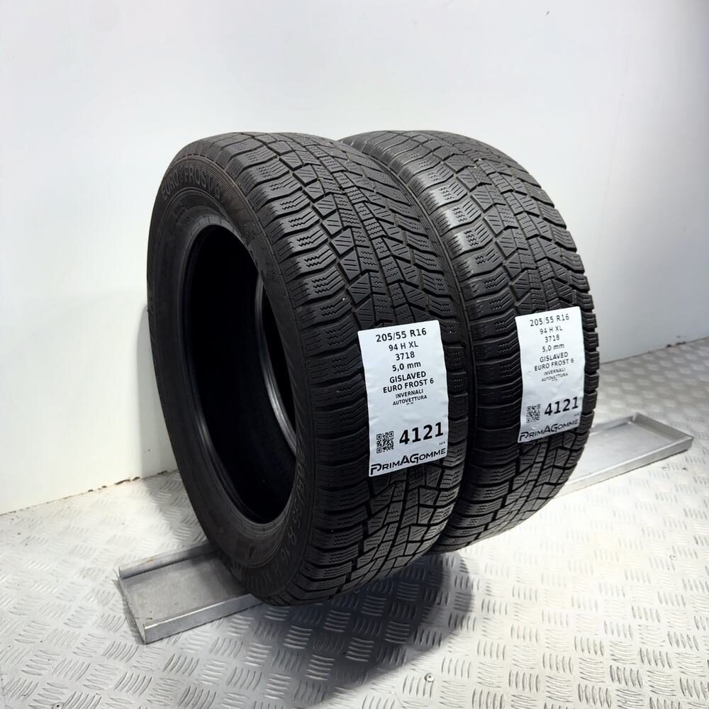 Gomme Usate 205 55 R16 94H XL Gislaved Euro Frost 6 71% Invernali - immagine 6