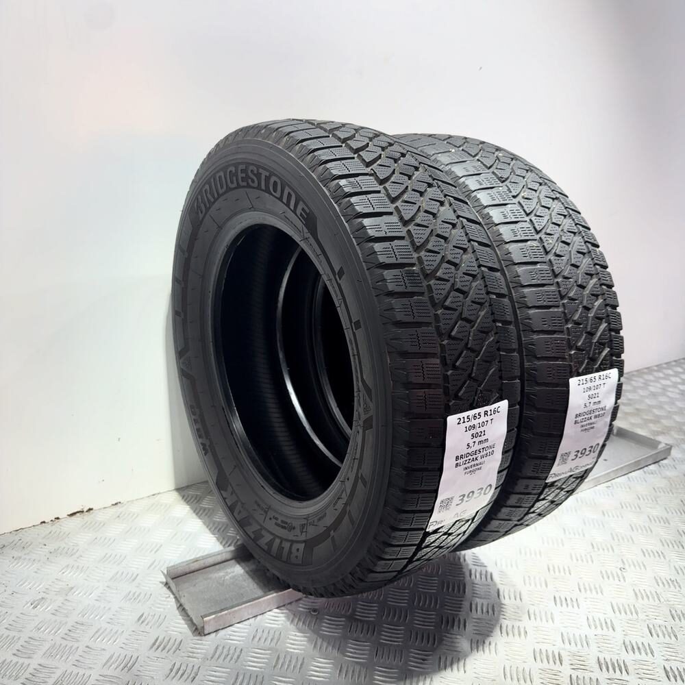 Gomme Usate 215 65 R16C 109/107T Bridgestone Blizzak W810 81% Invernali - immagine 6