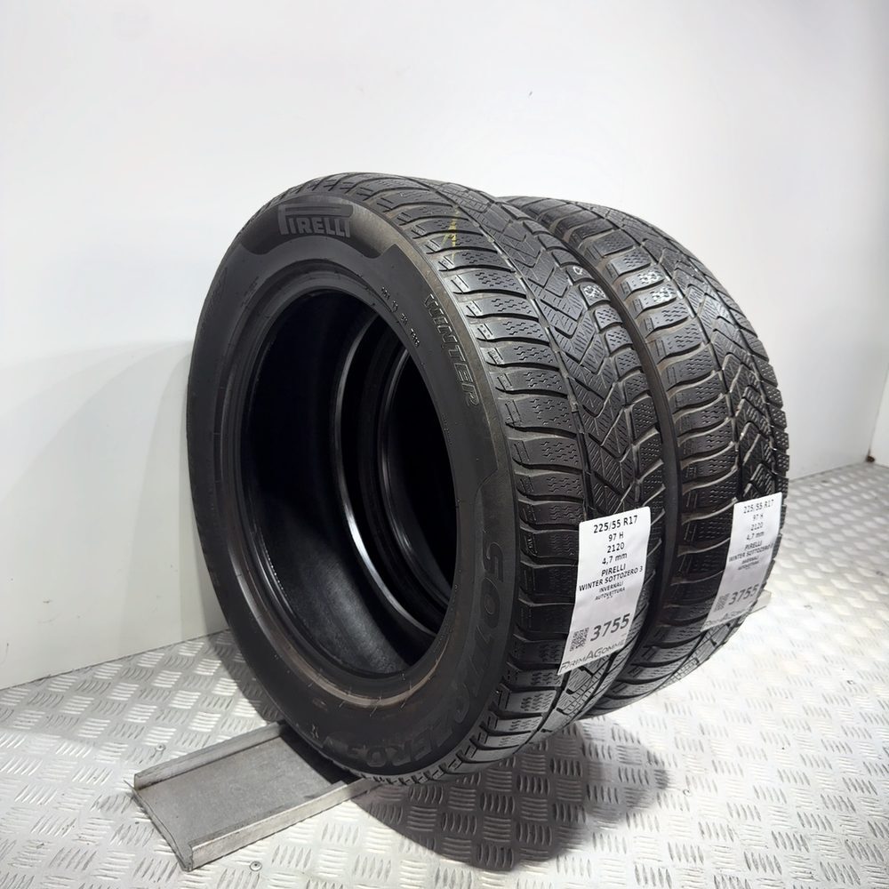 Gomme Usate 225 55 R17 97H Pirelli Winter Sottozero 3 Invernali - immagine 6