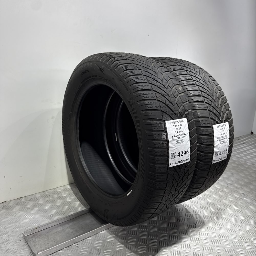 Gomme Usate 235 55 R18 104H XL Bridgestone Blizzak LM005 Invernali - immagine 6