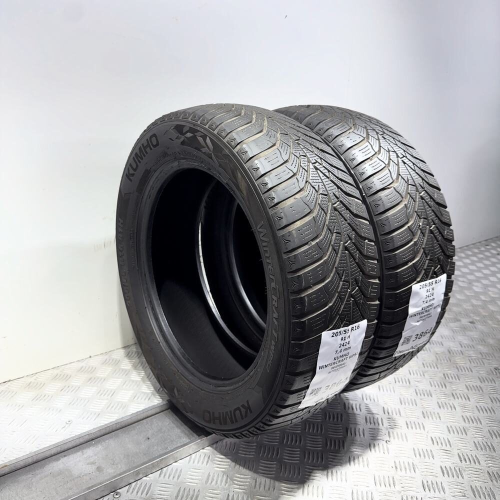 Gomme Usate 205 55 R16 91H Kumho Wintercraft WP52 98% Invernali - immagine 6