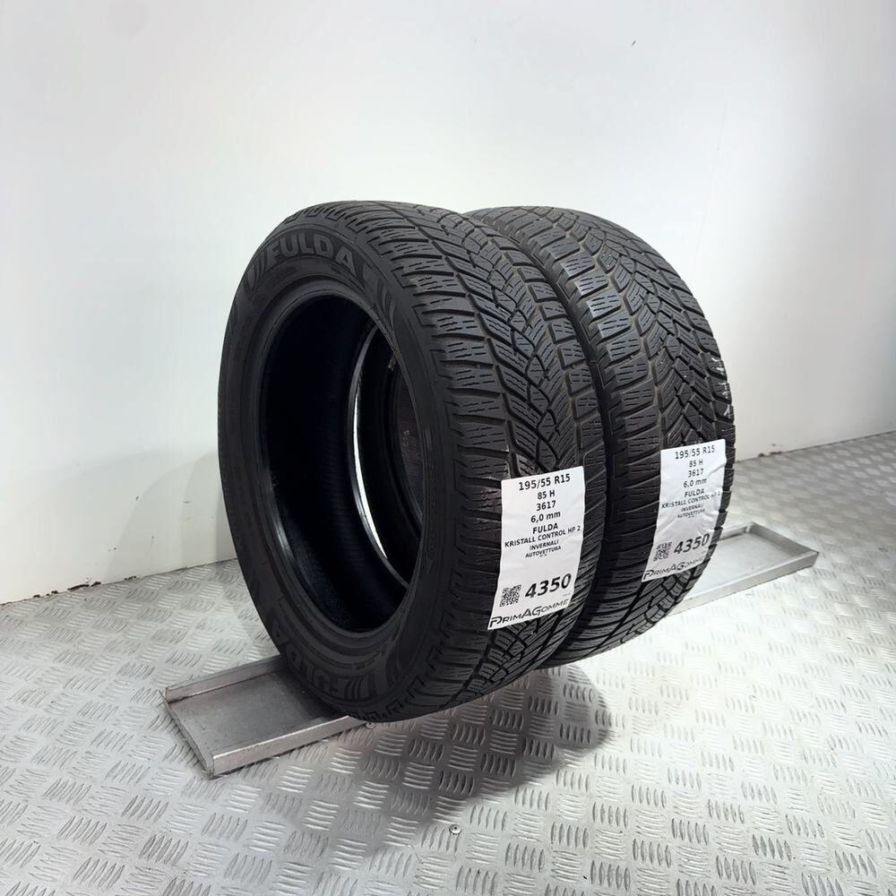 Gomme Usate 195 55 R15 85H Fulda Kristall Control HP 2 86% Invernali - immagine 6