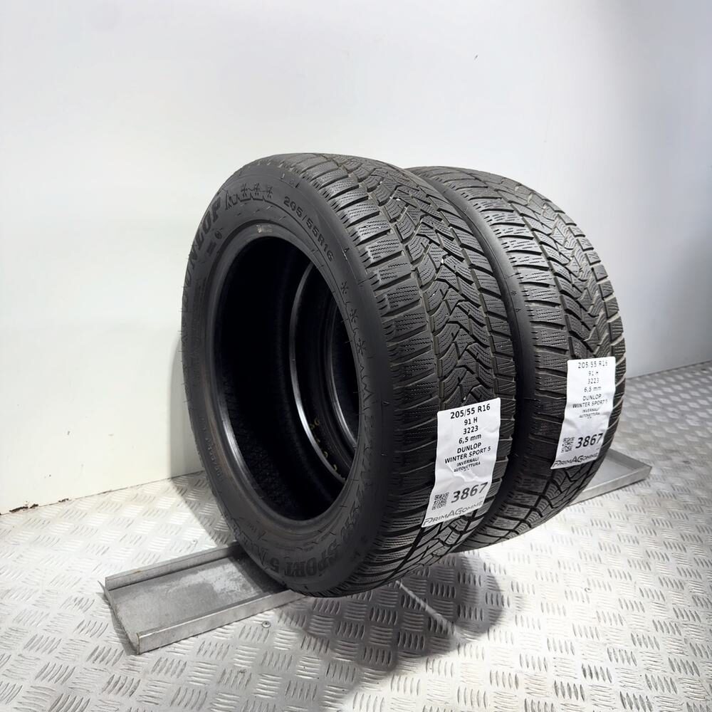 Gomme Usate 205 55 R16 91H Dunlop Winter Sport 5 93% Invernali - immagine 6