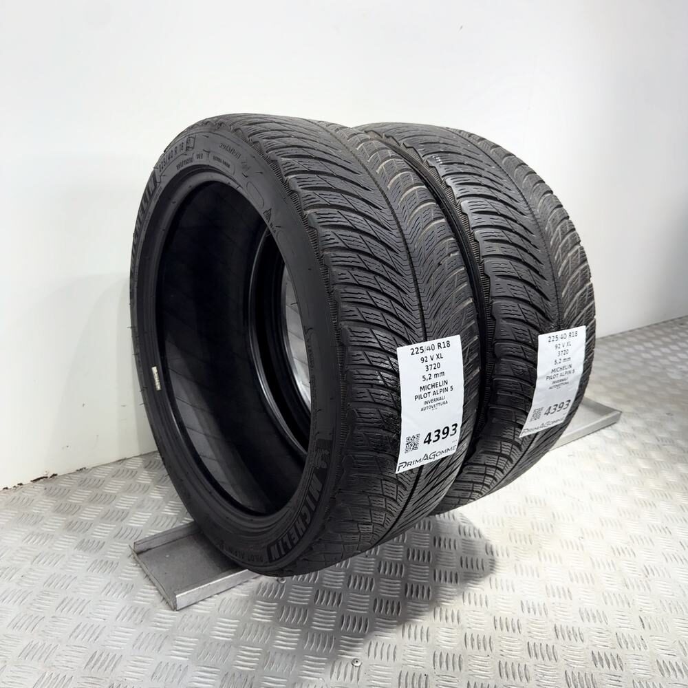 Gomme Usate 225 40 R18 92V XL Michelin Pilot Alpin 5 74% Invernali - immagine 6