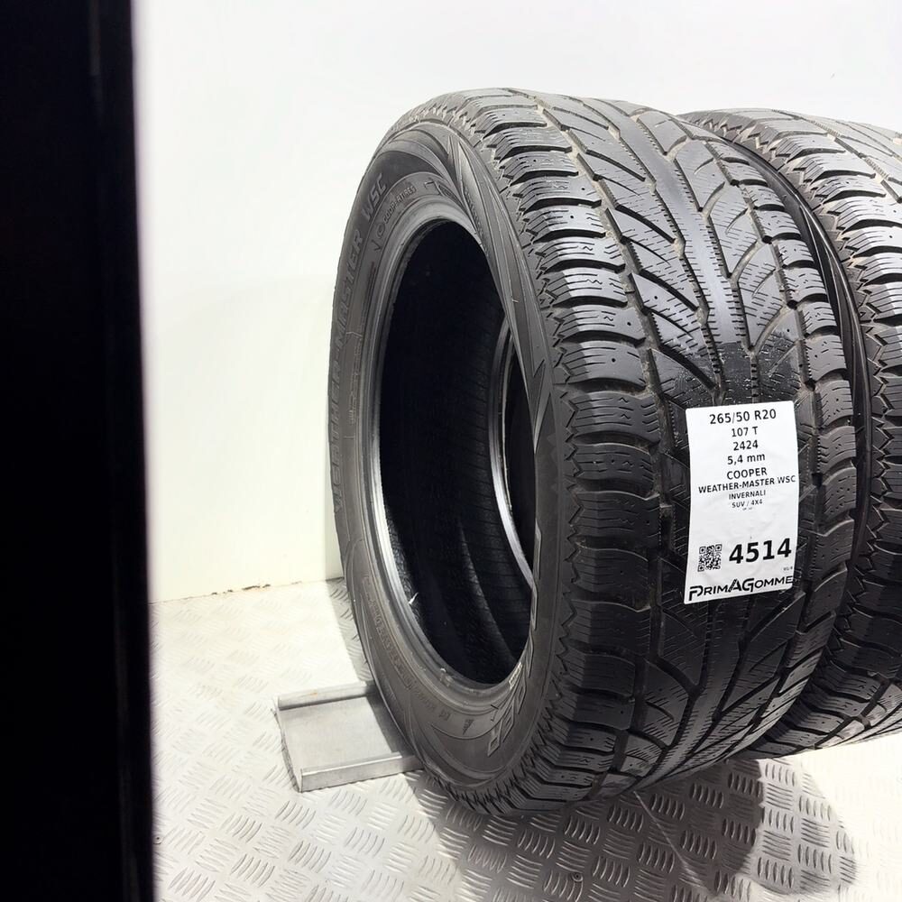 Gomme Usate 265 50 R20 107T Cooper Weather-Master Wsc 77% Invernali - immagine 6