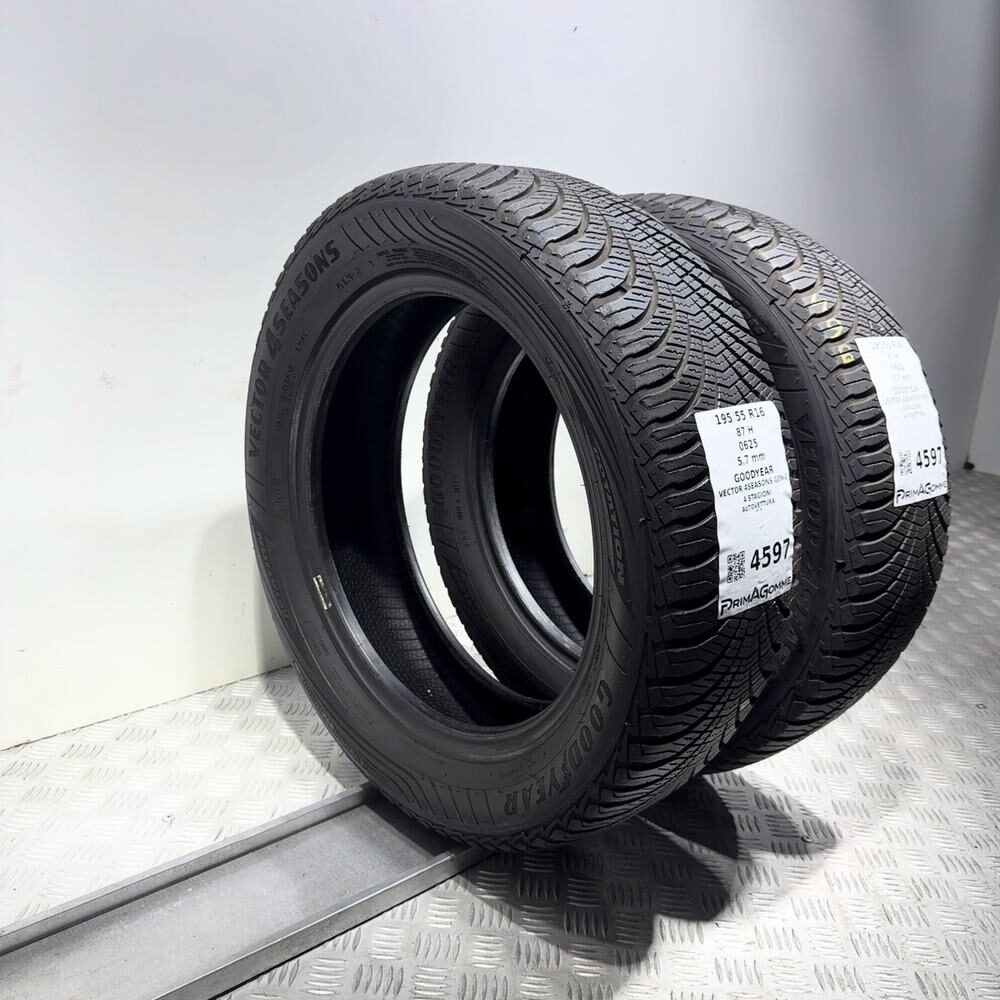 Gomme Usate 195 55 R16 87H Goodyear Vector 4Seasons Gen-2 81% 4 Stagioni - immagine 6