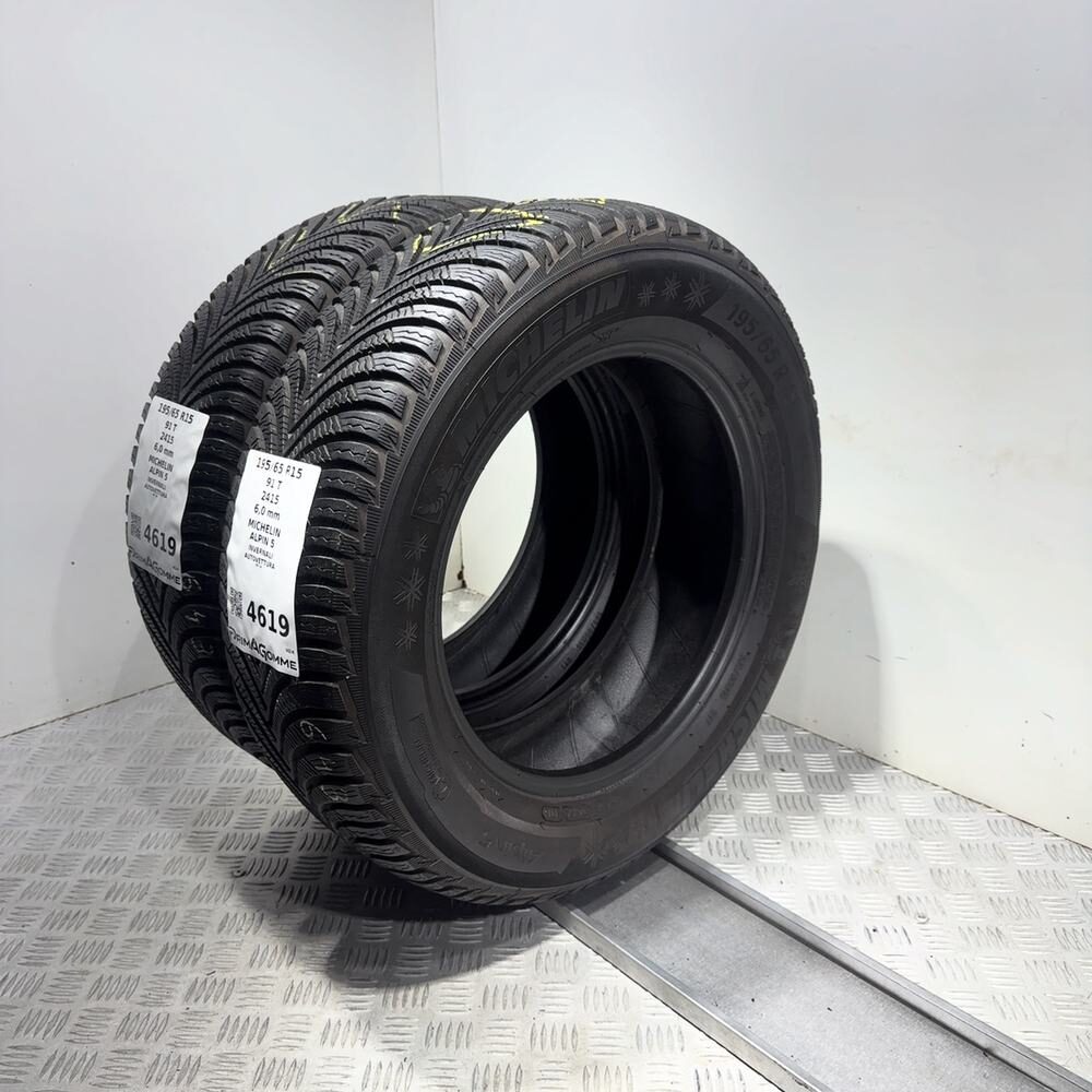 Gomme Usate 195 65 R15 91T Michelin Alpin 5 86% Invernali - immagine 6