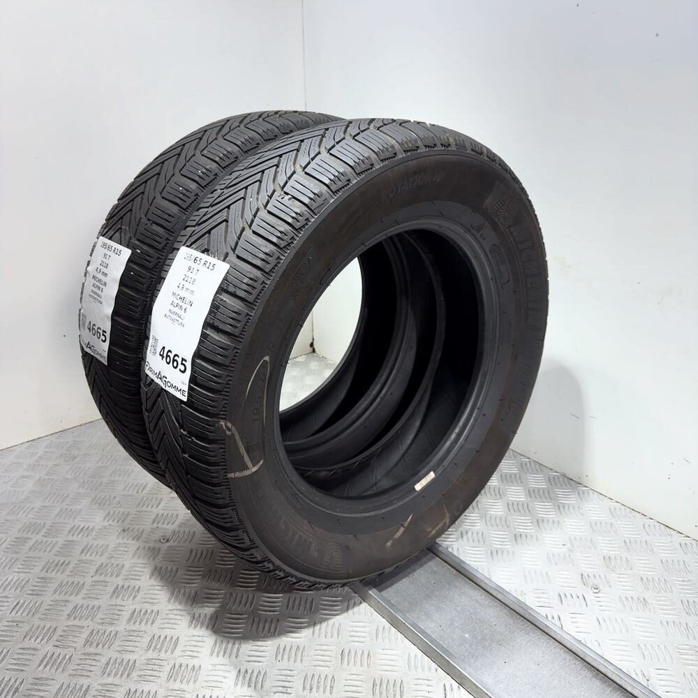 Gomme Usate 195 65 R15 91T Michelin Alpin 6 Invernali - immagine 6