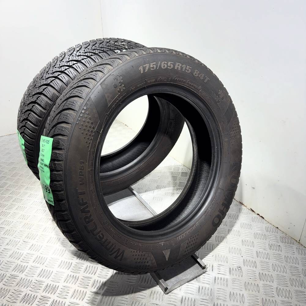 Gomme Usate 175 65 R15 84T Kumho Wintercraft WP51 90% Invernali - immagine 6