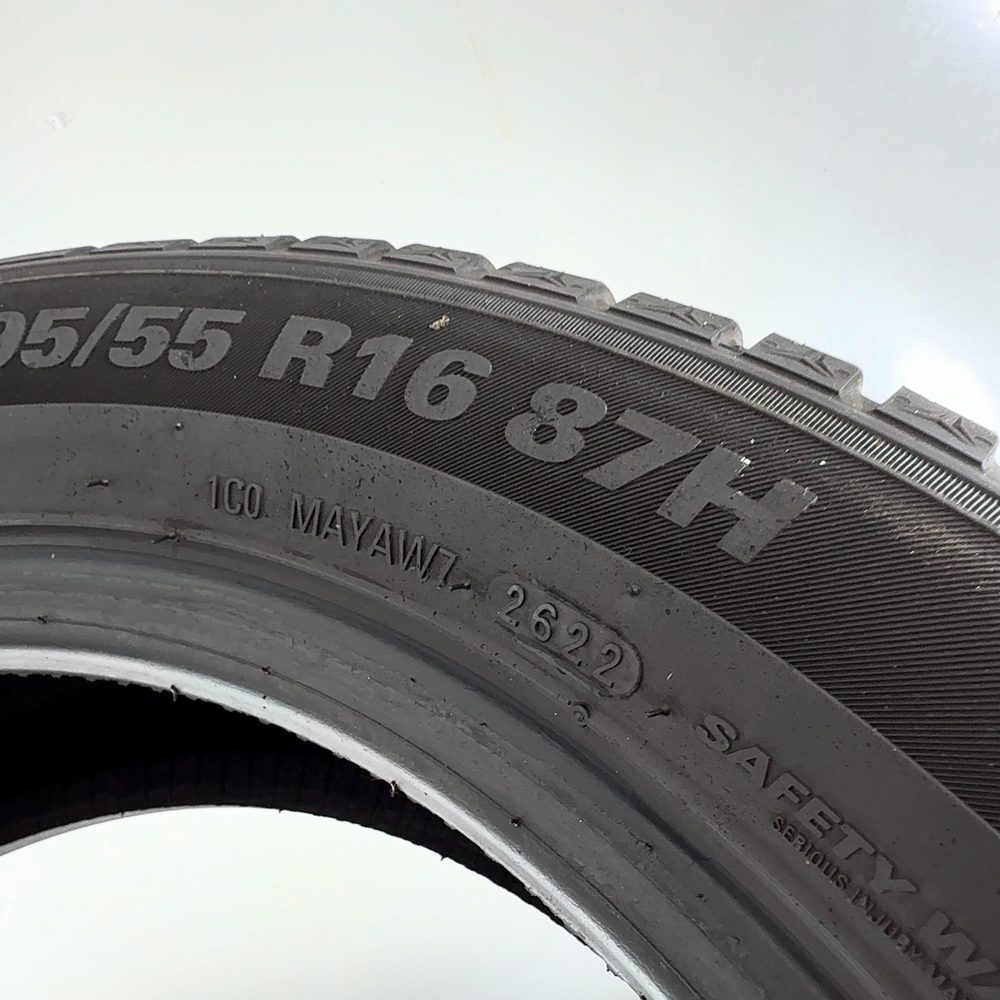 Gomma Usata 195 55 R16 87H Kumho Wintercraft WP52 96% Invernale - immagine 6