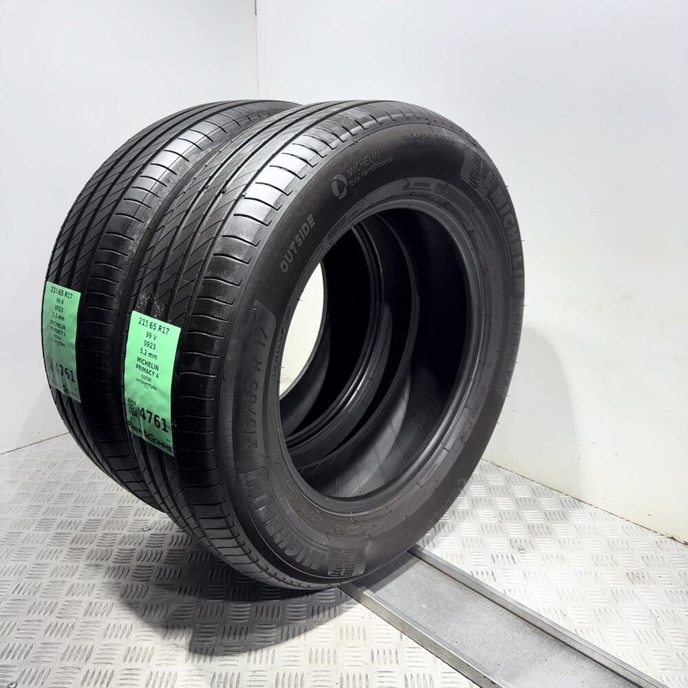 Gomme Usate 215 65 R17 99V Michelin Primacy 4 74% Estive - immagine 6
