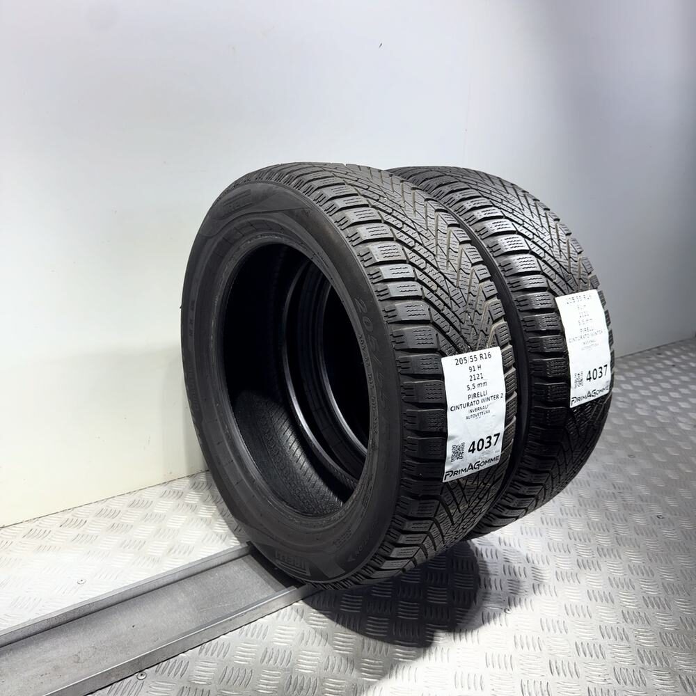 Gomme Usate 205 55 R16 91H Pirelli Cinturato Winter 2 79% Invernali - immagine 7
