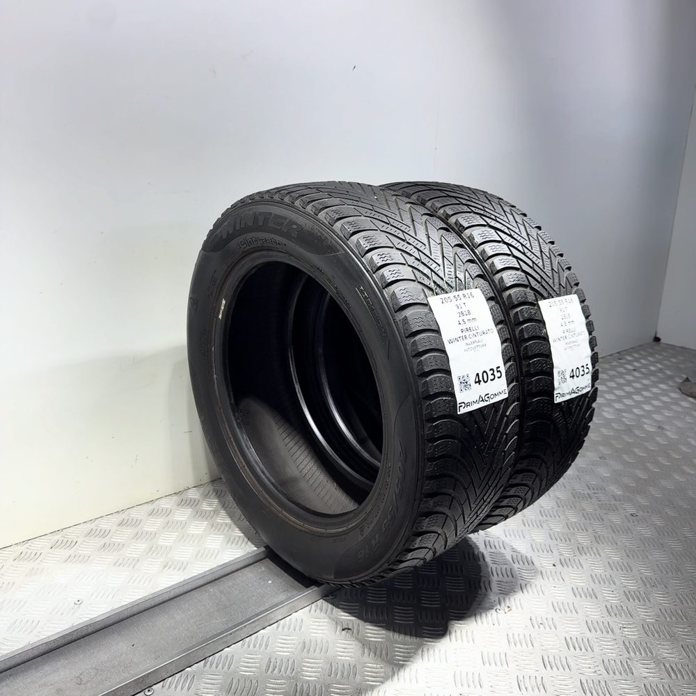 Gomme Usate 205 55 R16 91T Pirelli Winter Cinturato Invernali - immagine 7