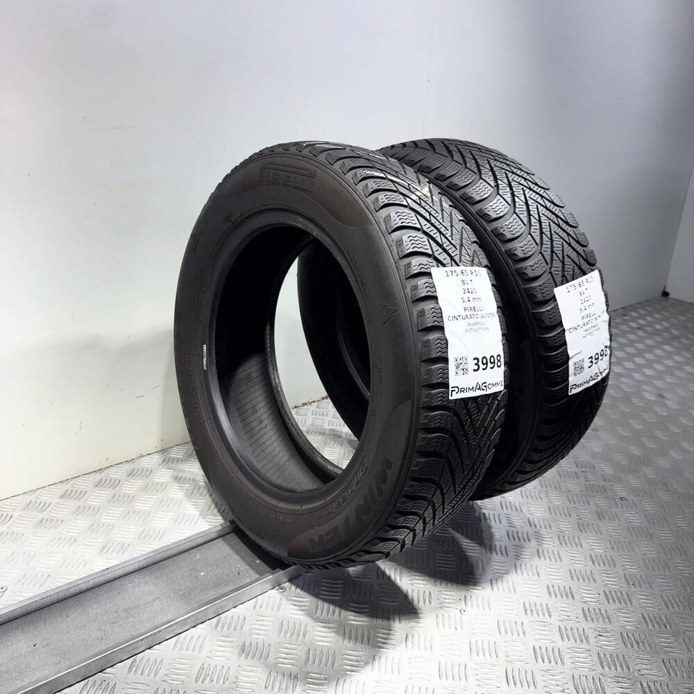 Gomme Usate 175 65 R15 84T Pirelli Cinturato Winter 77% Invernali - immagine 7