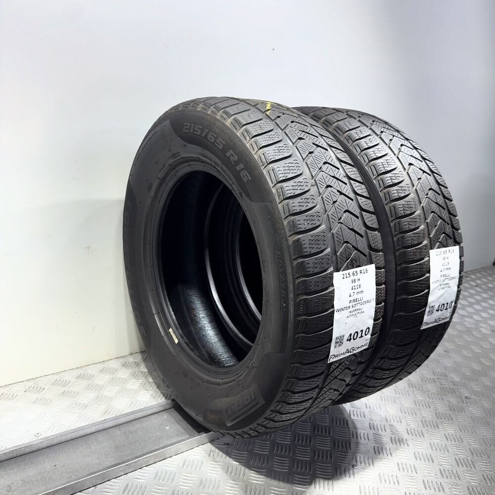 Gomme Usate 215 65 R16 98H Pirelli Winter Sottozero 3 Invernali - immagine 7
