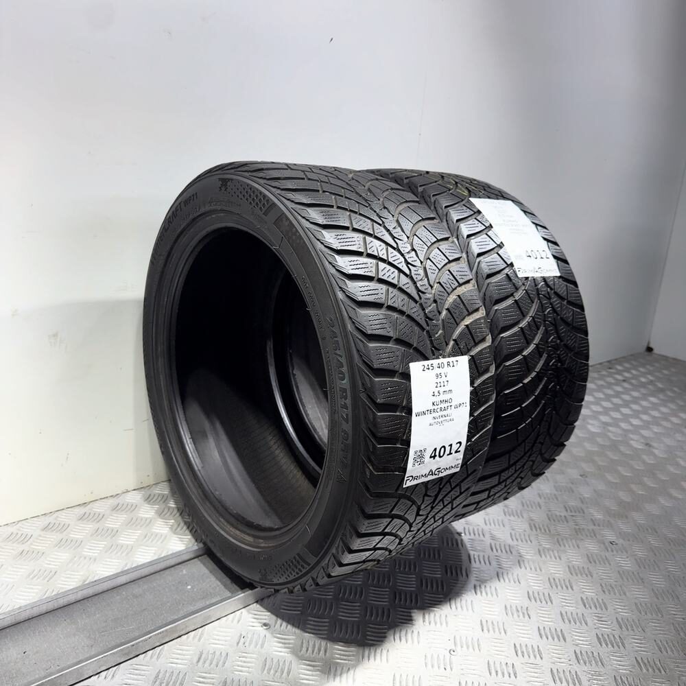 Gomme Usate 245 40 R17 95V Kumho Wintercraft WP71 Invernali - immagine 7