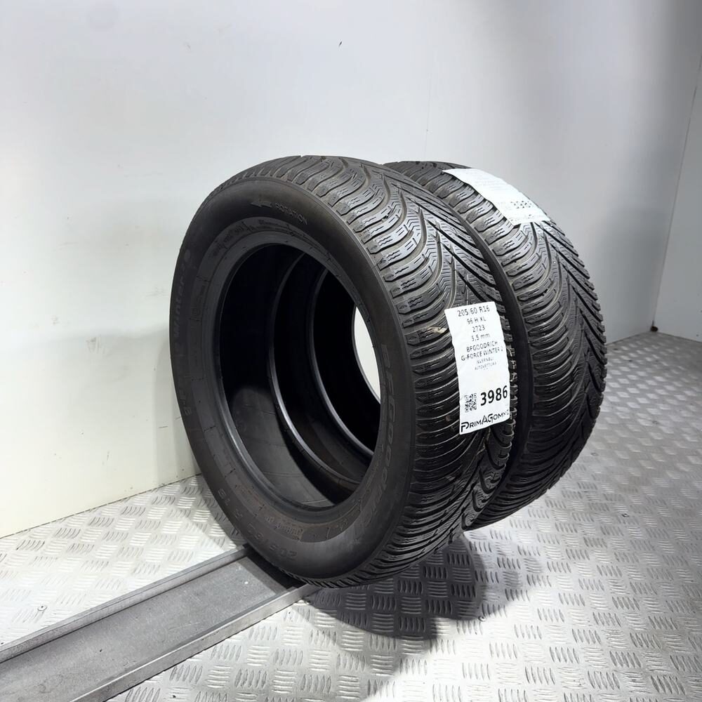 Gomme Usate 205 60 R16 XL 96H BFgoodrich G-Force Winter 2 79% Invernali - immagine 7