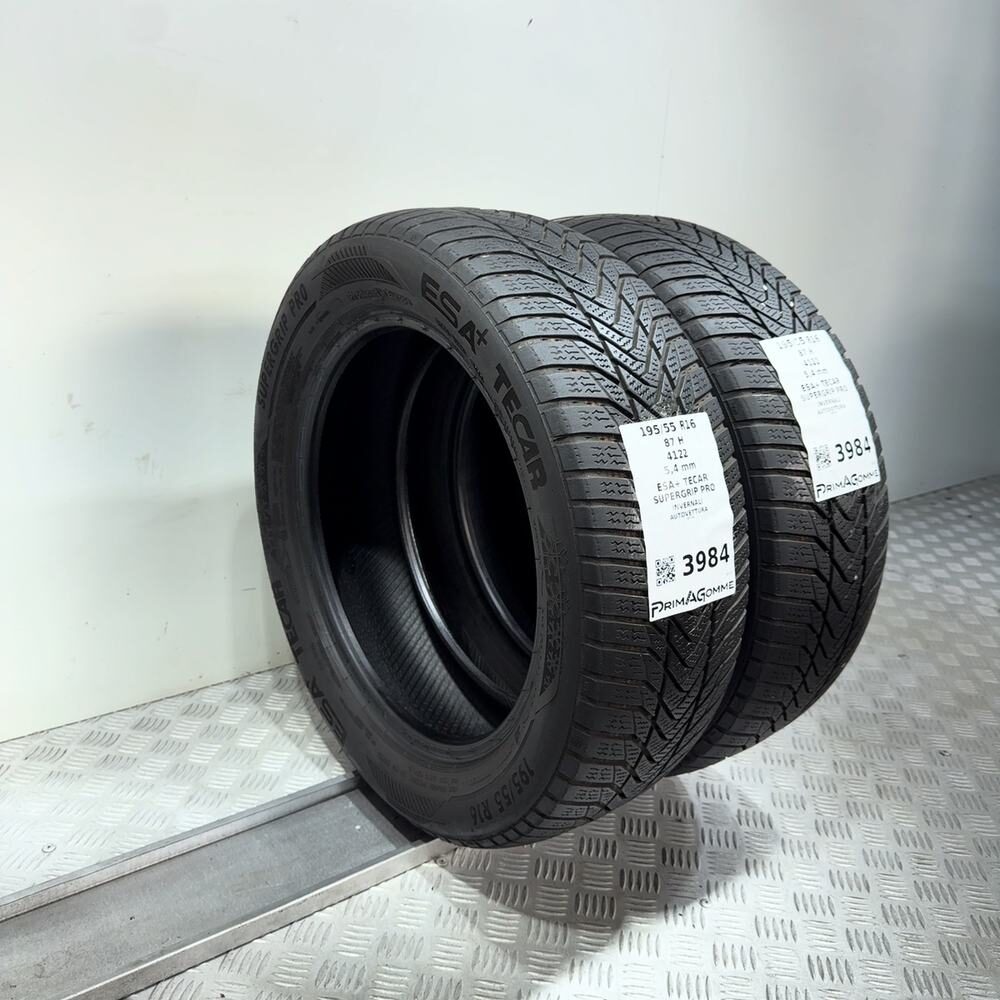 Gomme Usate 195 55 R16 87H Esa+ Tecar Supergrip Pro 77% Invernali - immagine 7