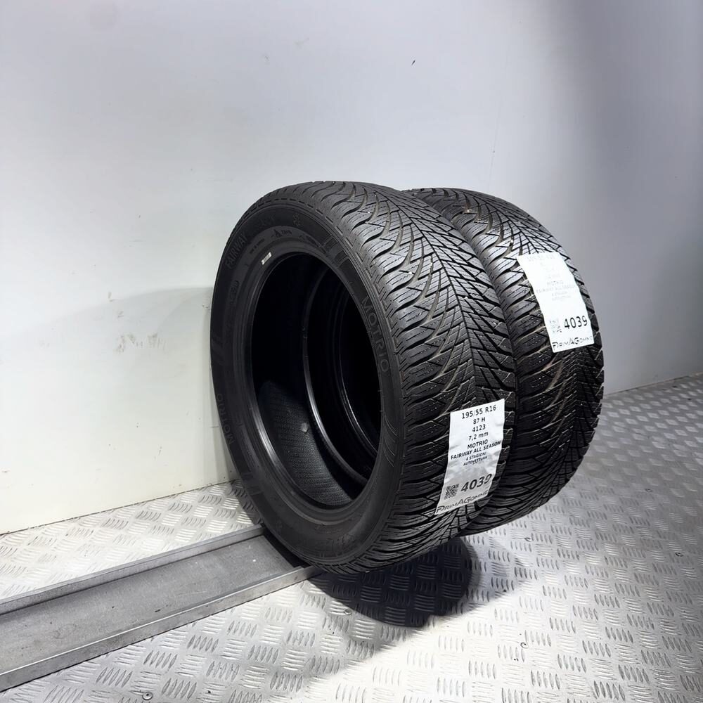 Gomme Usate 195 55 R16 87H Motrio Fairway All Season 98% 4 Stagioni - immagine 7