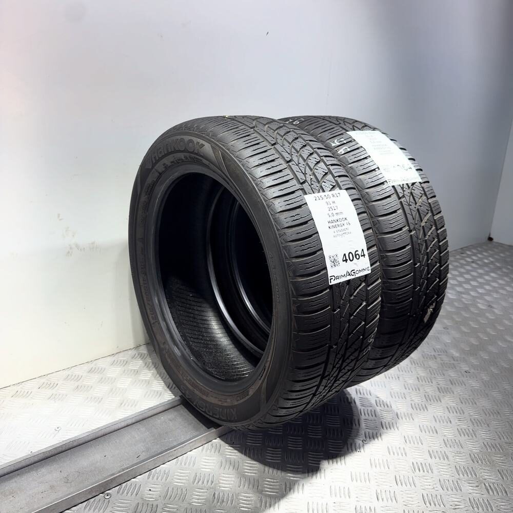 Gomme Usate 215 50 R17 91H Hankook Kinergy 4S 71% 4 Stagioni - immagine 7