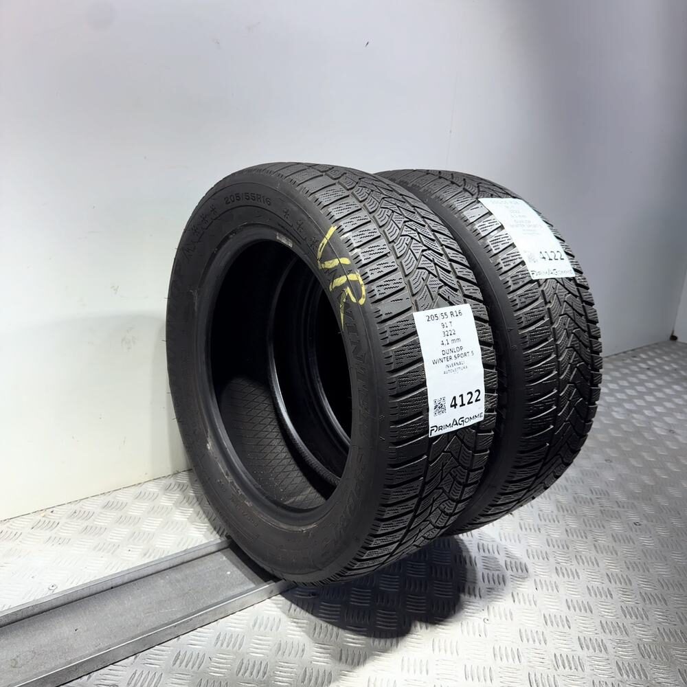 Gomme Usate 205 55 R16 91T Dunlop Winter Sport 5 Invernali - immagine 7
