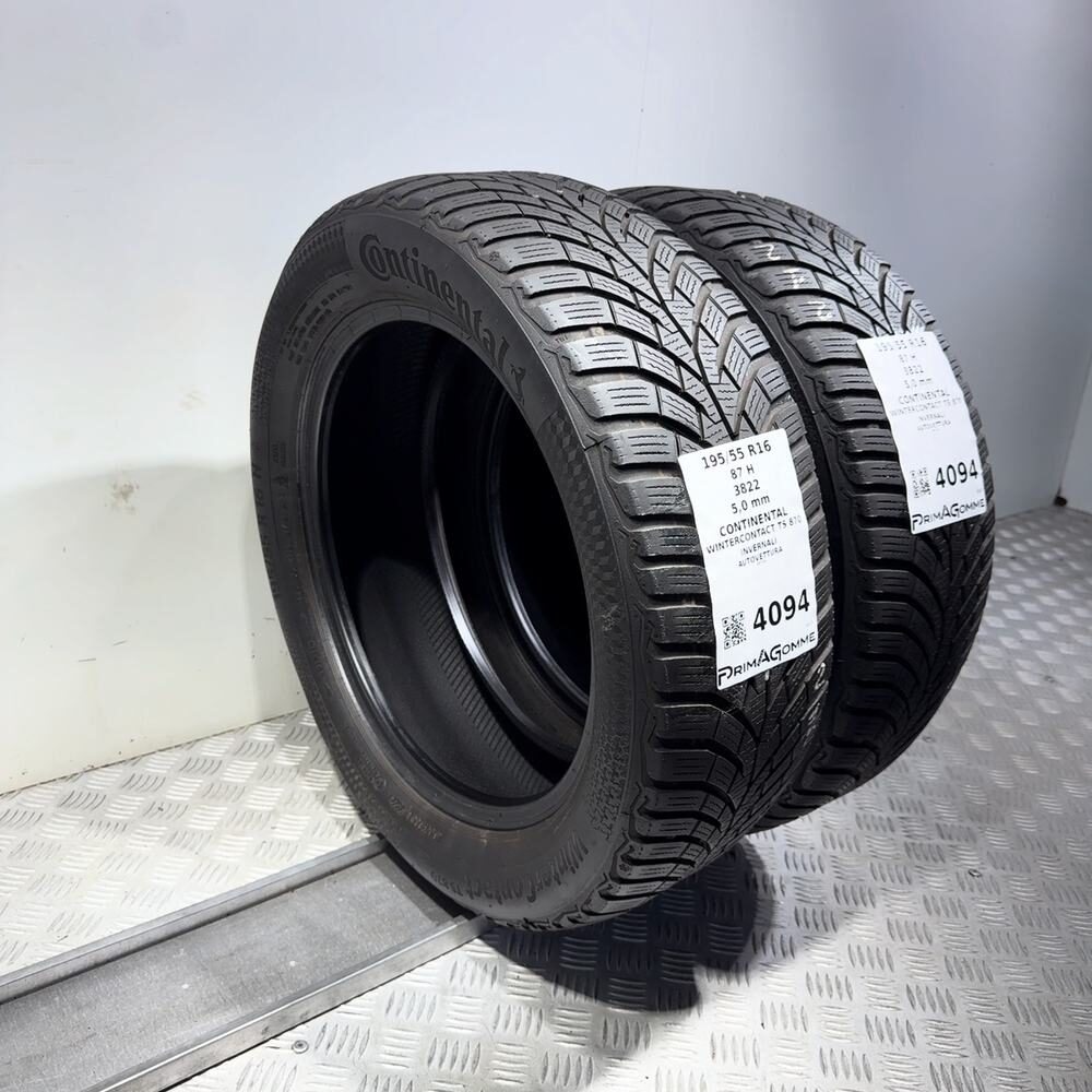 Gomme Usate 195 55 R16 87H Continental Wintercontact TS 870 71% Invernali - immagine 7