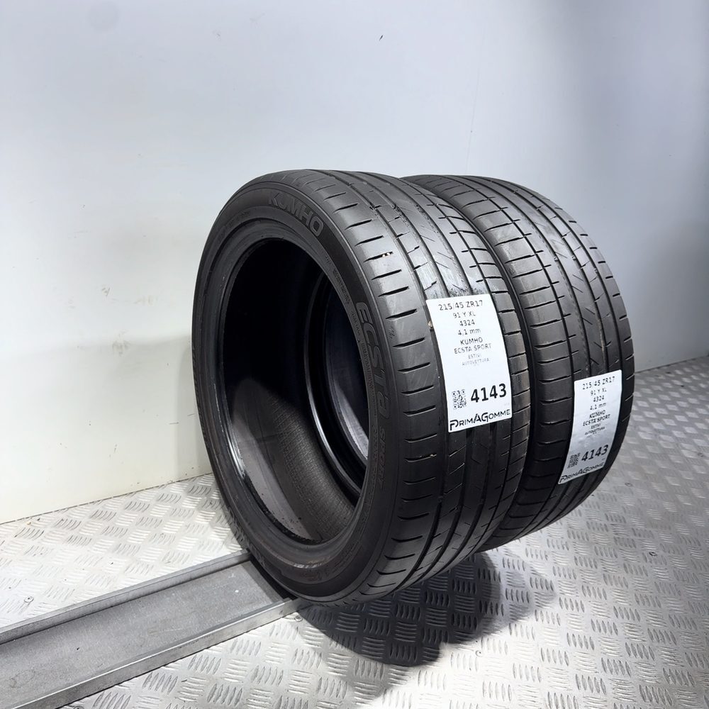 Gomme Usate 215 45 ZR17 91Y XL Kumho Ecsta Sport Estive - immagine 7