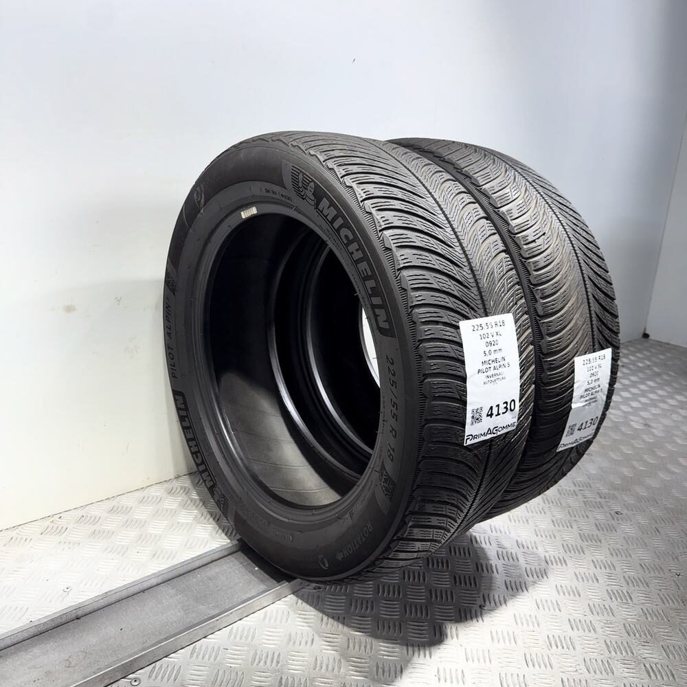 Gomme Usate 225 55 R18 XL 102V Michelin Pilot Alpin 5 71% Invernali - immagine 7