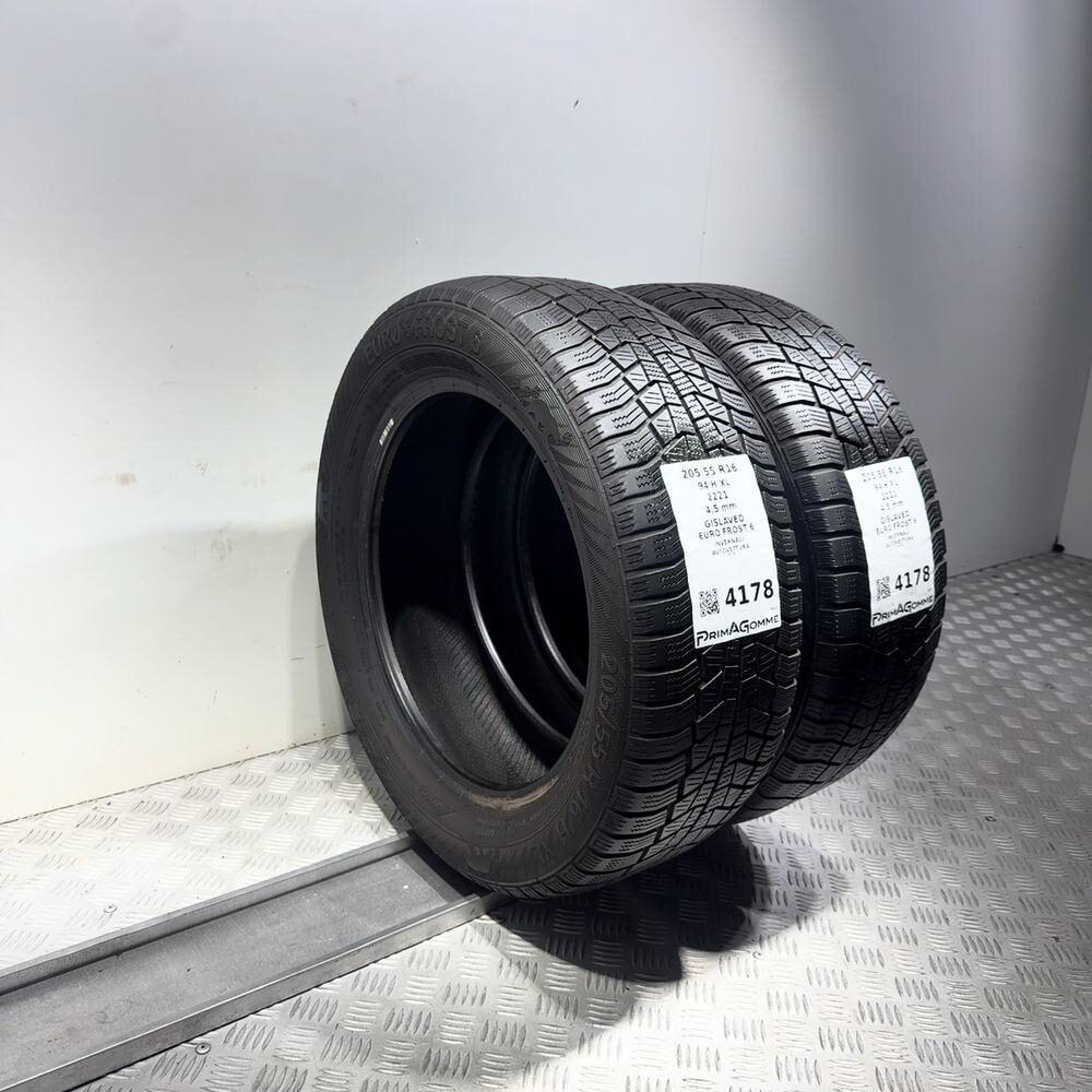 Gomme Usate 205 55 R16 94H XL Gislaved Euro Frost 6 Invernali - immagine 7