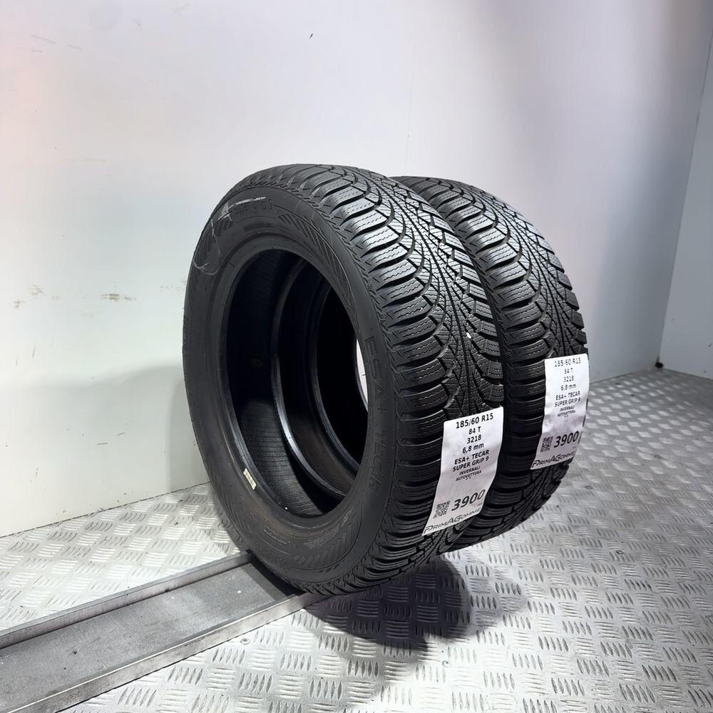 Gomme Usate 185 60 R15 84T Esa+ Tecar Super Grip 9 97% Invernali - immagine 7
