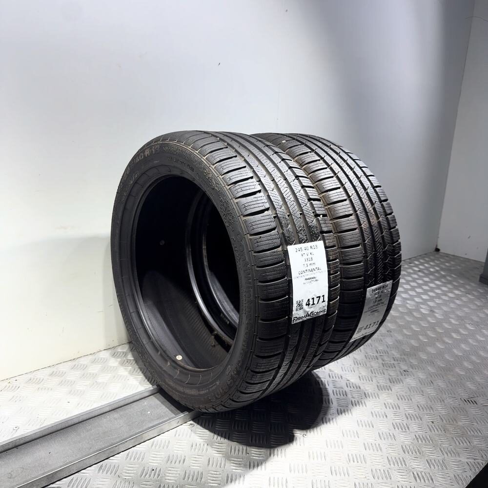 Gomme Usate 245 40 R18 97V XL Continental Contiwintercontact TS 810S Invernali - immagine 7