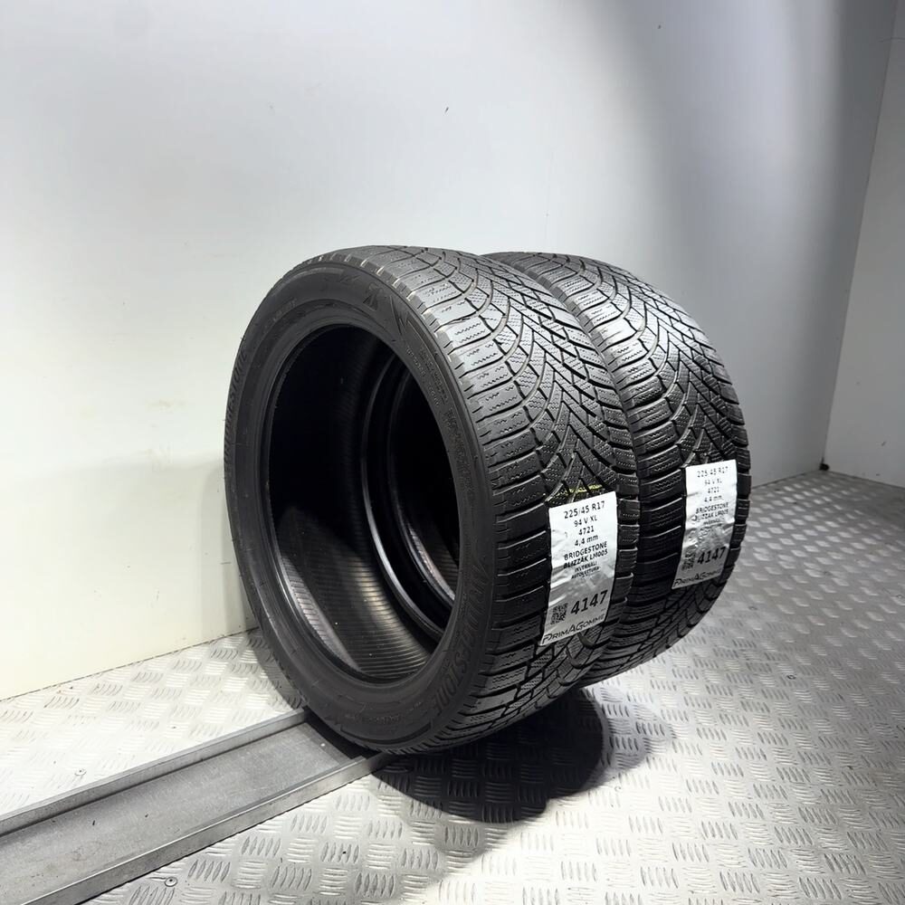 Gomme Usate 225 45 R17 XL 94V Bridgestone Blizzak LM005 Invernali - immagine 7