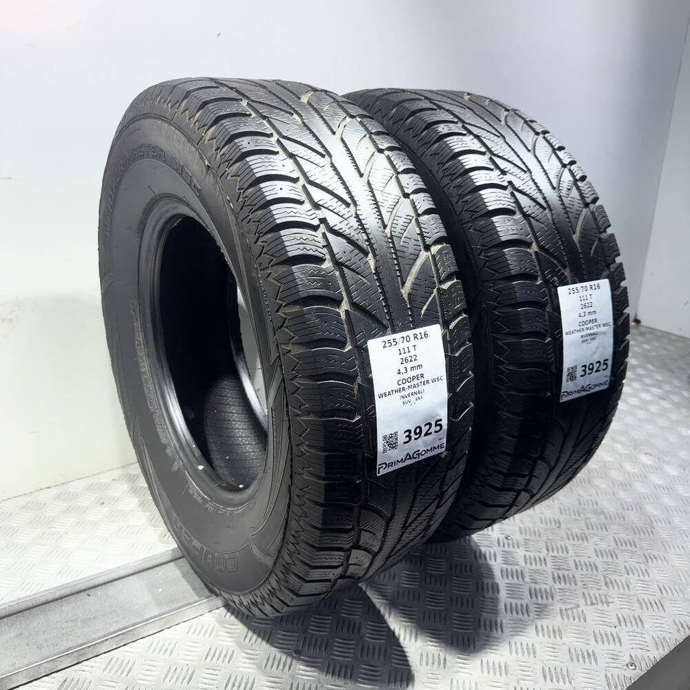 Gomme Usate 255 70 R16 111T Cooper Weather-Master Wsc Invernali - immagine 7