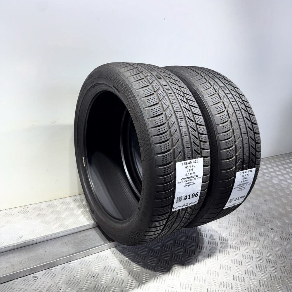 Gomme Usate 225 45 R18 95V XL Continental Wintercontact TS 870 P Invernali - immagine 7