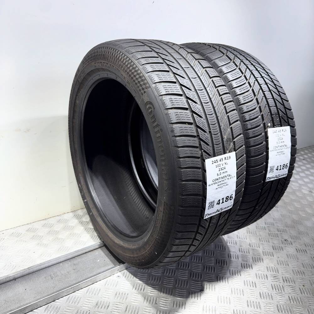 Gomme Usate 245 45 R19 102V XL Continental Wintercontact TS 870 P 71% Invernali - immagine 7