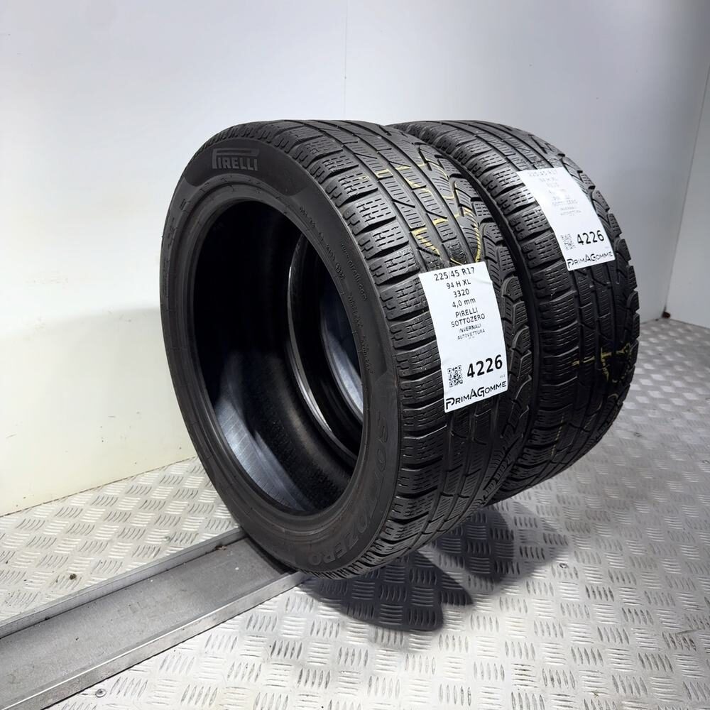 Gomme Usate 225 45 R17 XL 94H Pirelli Sottozero Invernali - immagine 7