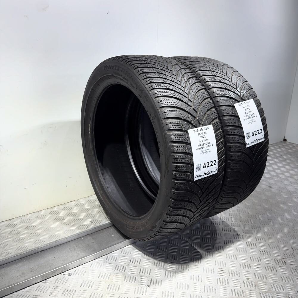 Gomme Usate 225 45 R19 96V XL Firestone Winterhawk 4 Invernali - immagine 7