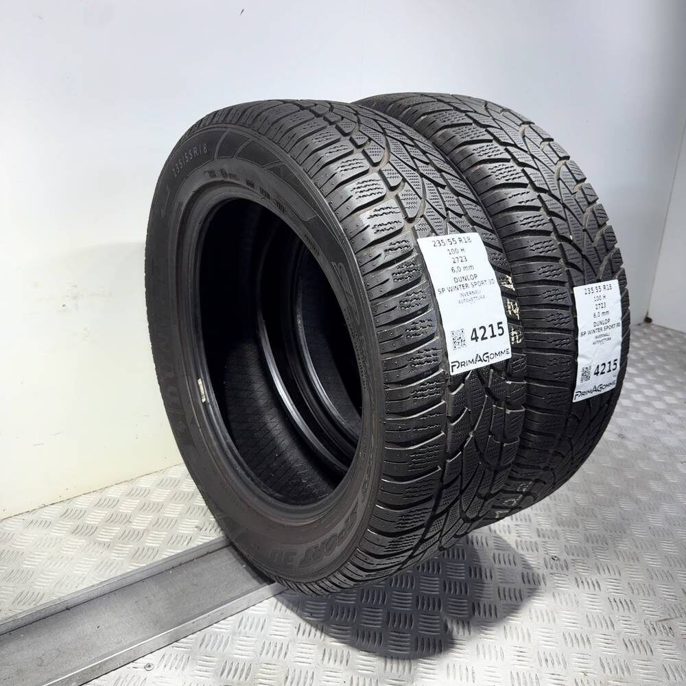 Gomme Usate 235 55 R18 100H Dunlop SP Winter Sport 3D 86% Invernali - immagine 7