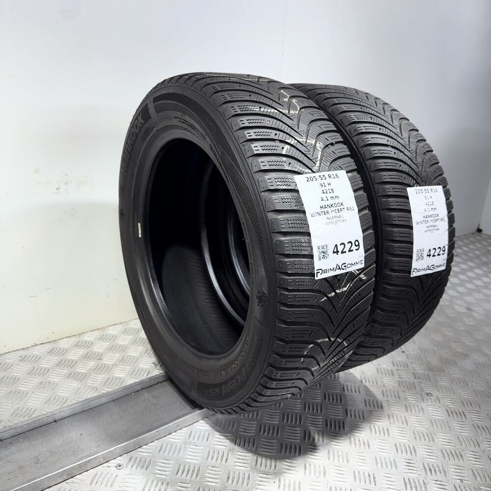 Gomme Usate 205 55 R16 91H Hankook Winter I*Cept RS2 Invernali - immagine 7